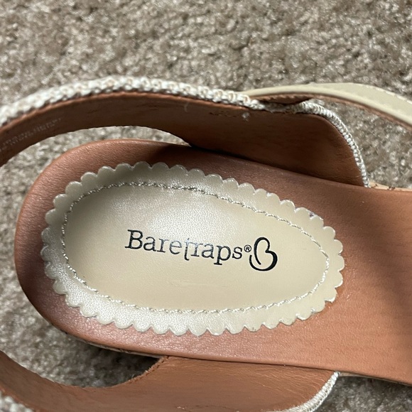 BARETRAPS OCEAN CORK ANKLE STRAP ESPADRILLES CORAL MULTI. SIZE 11W. NEW IN BOX. - Picture 5 of 11